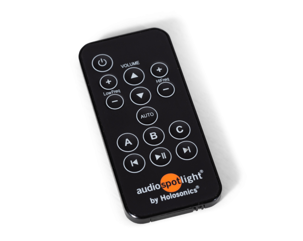 Audio Spotlight remote control