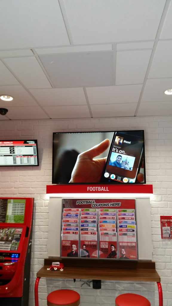 Dakota Audio FA-602 installed in Ladbrokes