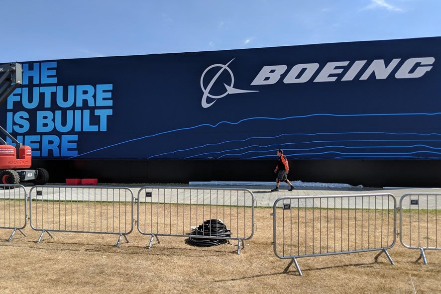 Boeing at Farnborough International Air Show